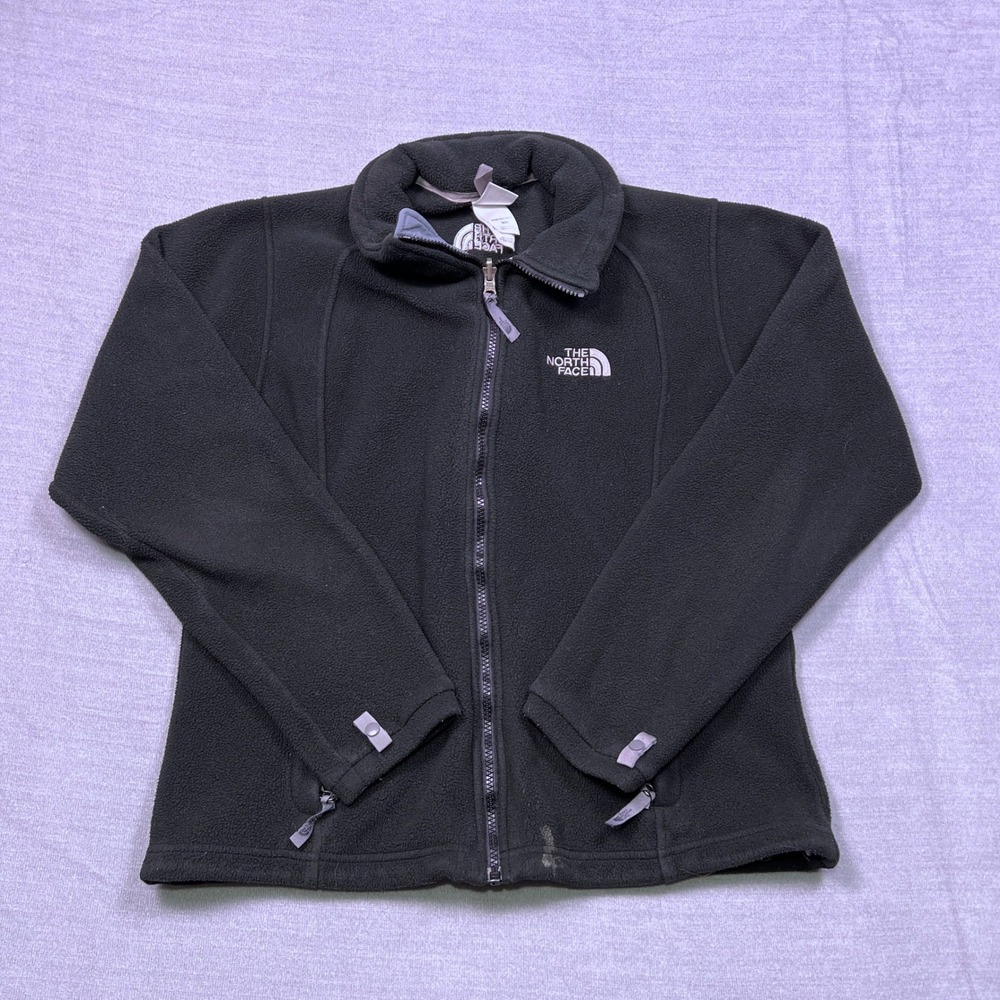 The North Face Womens‎ Fleece Jacket Black Full Zip M Medium Outdoors
